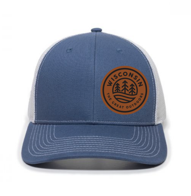 Wisconsin The Great Outdoors Mesh Trucker Hat