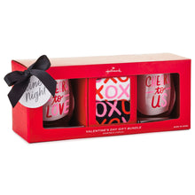 Load image into Gallery viewer, Hallmark Wine Night Valentine's Day Socks and Wine Glasses, Set of 4