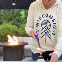 Load image into Gallery viewer, The Wisconsin Native Women's Hoodie - Bone