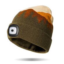 Load image into Gallery viewer, Night Scope hat with rechargeable LED light - Explorers Collection