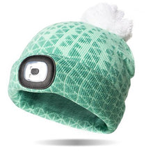 Load image into Gallery viewer, Night Scope Rechargeable LED Pom Hat - Kids Hide & Seek Collection