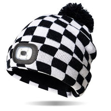 Load image into Gallery viewer, Night Scope Rechargeable LED Pom Hat - Kids Hide & Seek Collection