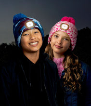 Load image into Gallery viewer, Night Scope Rechargeable LED Pom Hat - Kids Hide & Seek Collection