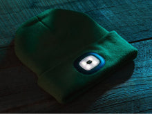 Load image into Gallery viewer, Night Scope hat with rechargeable LED light - solids