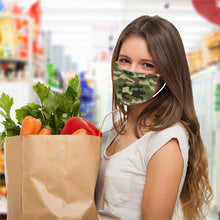 Load image into Gallery viewer, Reusable Two-Layer Face Mask - Camo