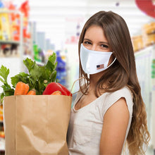 Load image into Gallery viewer, Reusable Two-Layer Face Mask - White