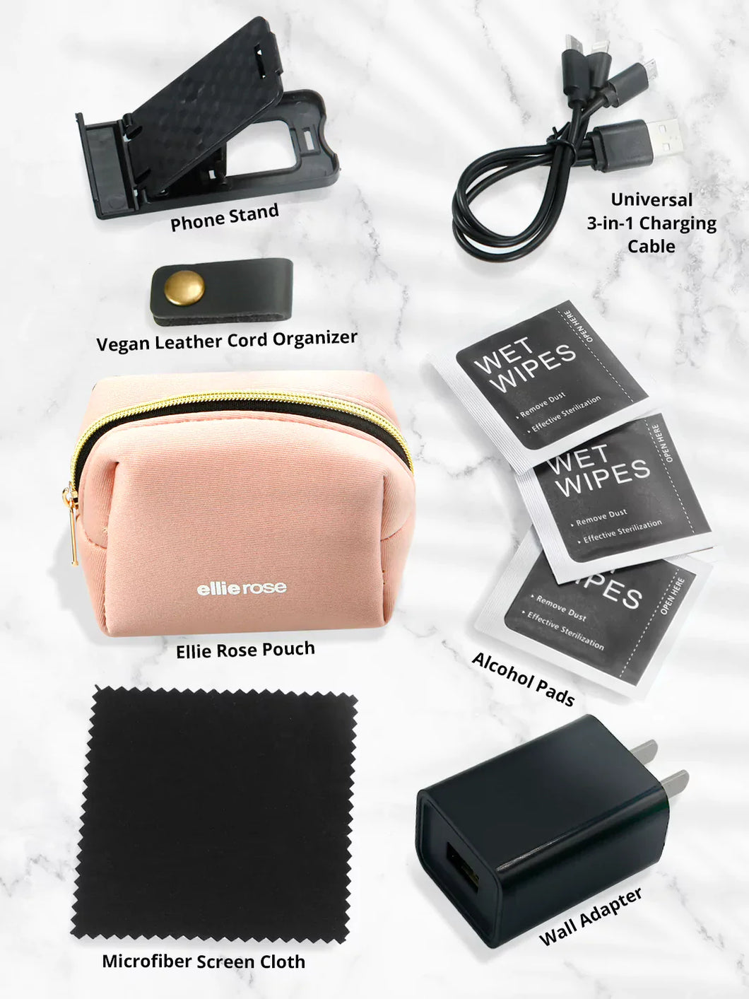 Tech Essentials Kit - Blush