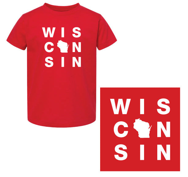 Wisconsin Red T-Shirt Toddler