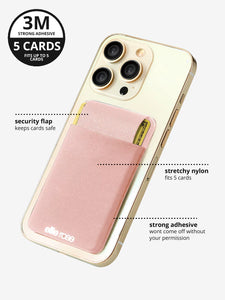 Stick-On Phone Pocket (Blush)