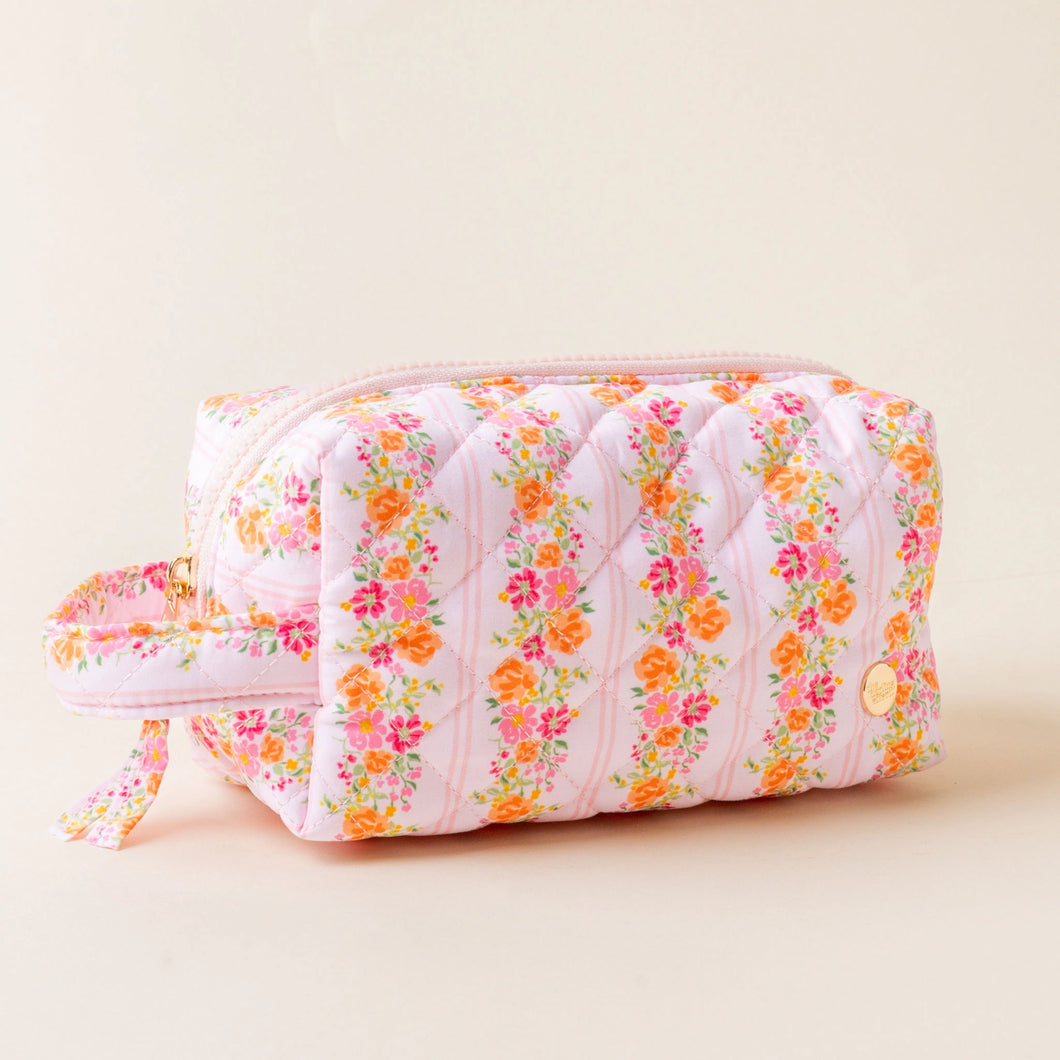 The Darling Effect Cosmetic Pouch Bag-Petal Parade Pink