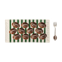 Load image into Gallery viewer, Mud Pie Football Field Deviled Egg Set

