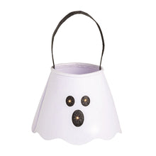 Load image into Gallery viewer, Mud Pie Ghost Led Treat Bucket
