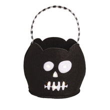 Load image into Gallery viewer, Mud Pie Skeleton Led Treat Bucket
