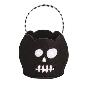 Mud Pie Skeleton Led Treat Bucket