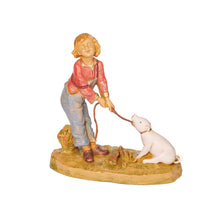Load image into Gallery viewer, Roman Fontanini Zeke the Boy with Pig - 5" Scale
