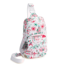 Load image into Gallery viewer, Vera Bradley x Disney Hallmark Holiday Ever After Lorman Sling Backpack
