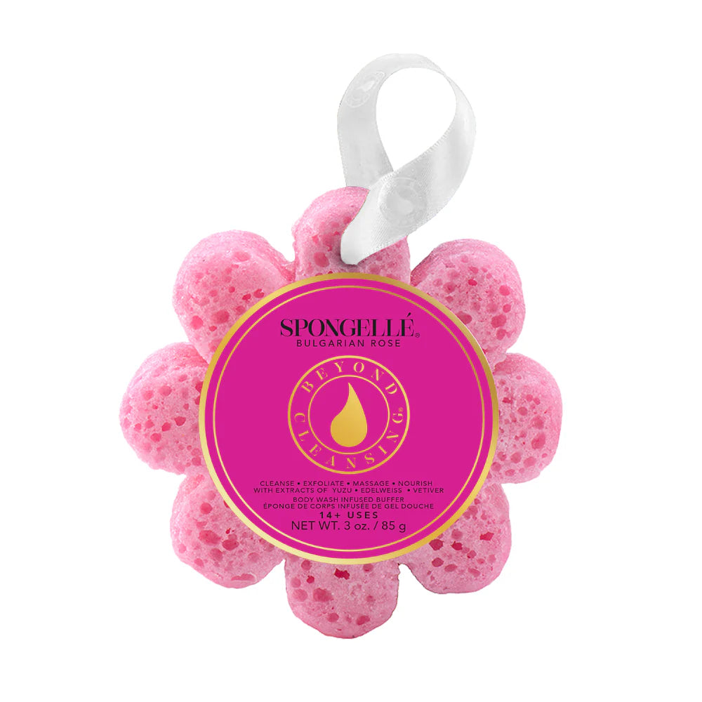 Spongelle Bulgarian Rose Wild Flower Bath Sponge
