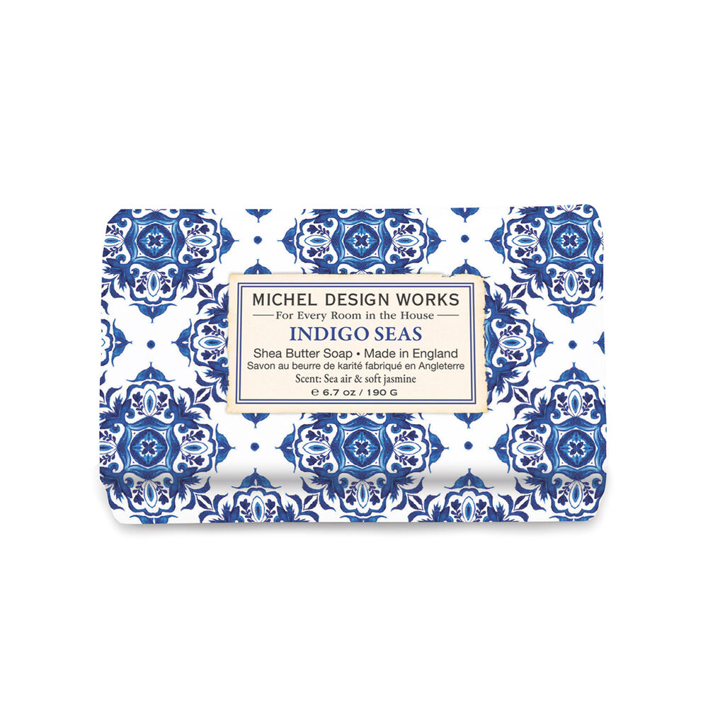 Michel Design Works Indigo Seas Medium Bath Soap Bar