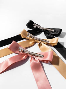 Classic Ribbon Barrettes, Set of 3