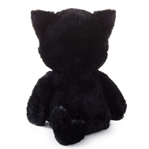 Hallmark Black Cat Halloween Plush With Sound, 9.6"