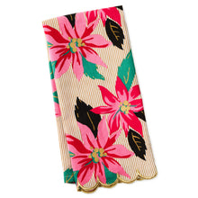 Load image into Gallery viewer, Hallmark Lacey Chabert Collection Vibrant Poinsettias Tea Towel, 18x26
