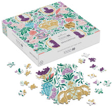 Load image into Gallery viewer, Hallmark Bridgerton Ton Silhouettes on Floral 1000-Piece Jigsaw Puzzle
