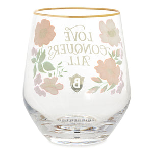 Hallmark Bridgerton Love Conquers All Stemless Wine Glass