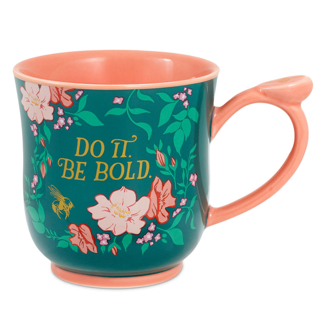 Hallmark Bridgerton Do It, Be Bold Floral Tea Cup, 15 oz.