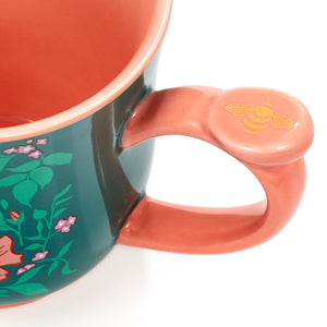 Hallmark Bridgerton Do It, Be Bold Floral Tea Cup, 15 oz.