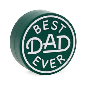 Hallmark Charmers Best Dad Ever Green Silicone Charm