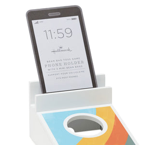 Hallmark Beanbag Toss Game Phone Holder