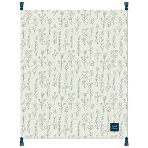 DaySpring Be Still and Know Throw Blanket With Tassels, 50x60