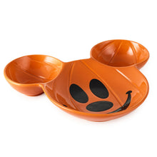 Load image into Gallery viewer, Hallmark Mickey Mouse Jack-o'-Lantern Chip and Dip Bowl
