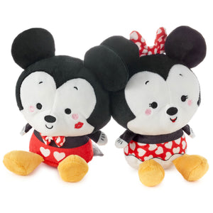 Hallmark Better Together Disney Mickey and Minnie Valentine's Day Magnetic Plush Pair, 5"