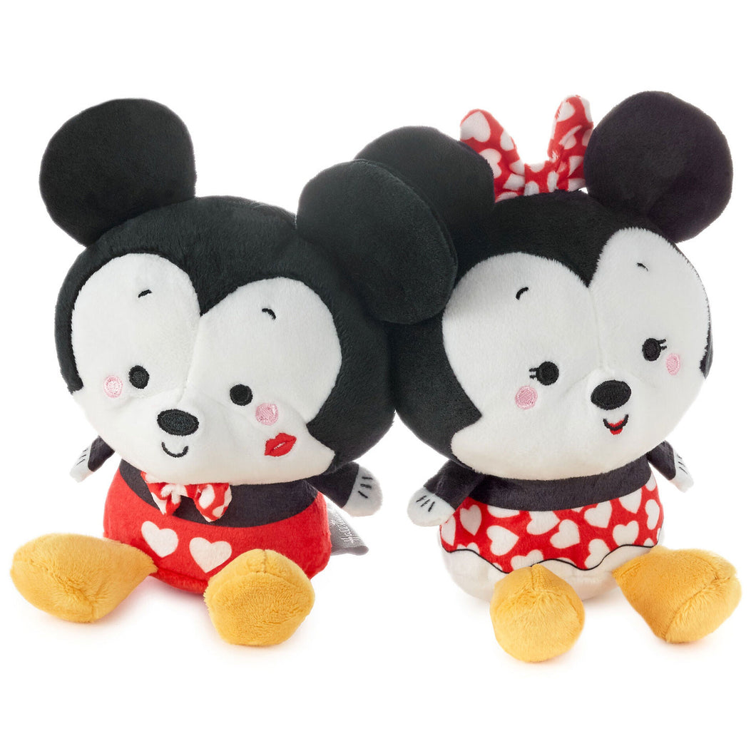 Hallmark Better Together Disney Mickey and Minnie Valentine's Day Magnetic Plush Pair, 5