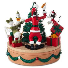 Load image into Gallery viewer, Hallmark Disney Mickey Mouse and Friends Christmas Musical Figurine With Light and Motion
