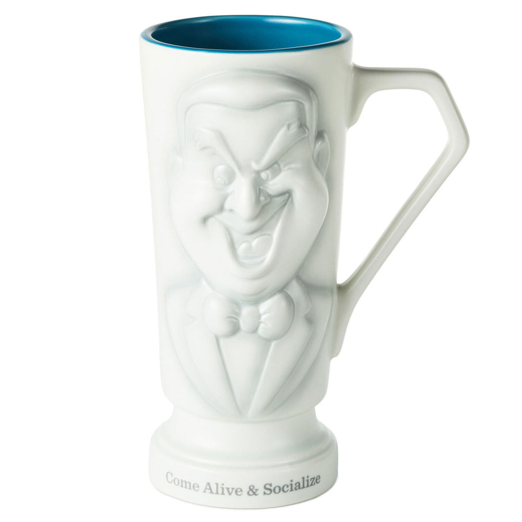 Hallmark Disney The Haunted Mansion Grinning Ghost Tall Sculpted Mug, 14 oz.