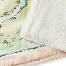 Load image into Gallery viewer, Hallmark Disney Winnie the Pooh Hundred Acre Wood Map Throw Blanket, 60x52
