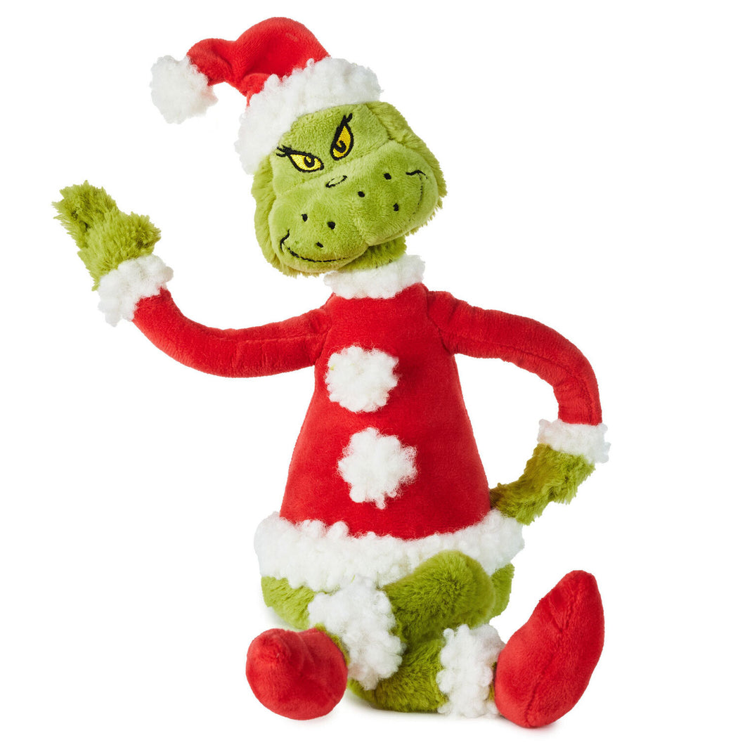 Hallmark Dr. Seuss's How the Grinch Stole Christmas!™ Poseable Grinch Plush, 10