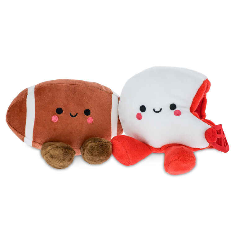 5 toy football helmet Hallmark Better Together and Magnetic Plush Pair, 5