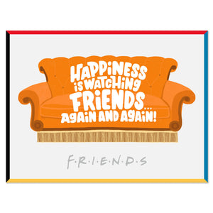 Hallmark Happiness Is Watching Friends Oversized Blanket, 60x80