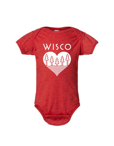 The WISCO Roots Onesie - Red