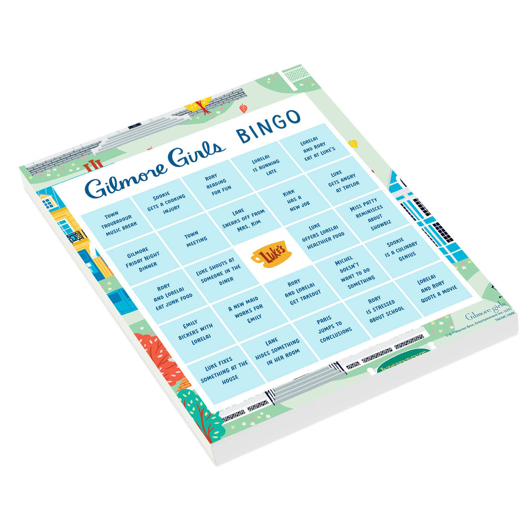 Hallmark Gilmore Girls Bingo Game Pad, 102 Cards