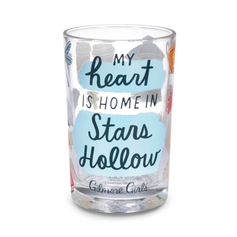 Hallmark Gilmore Girls Stars Hollow Icons Collectible Drinking Glass, 13.5 oz.