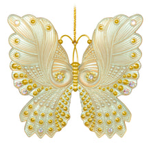 Load image into Gallery viewer, Hallmark Keepsake Gold Iridescent Butterfly Keepsake Ornament
