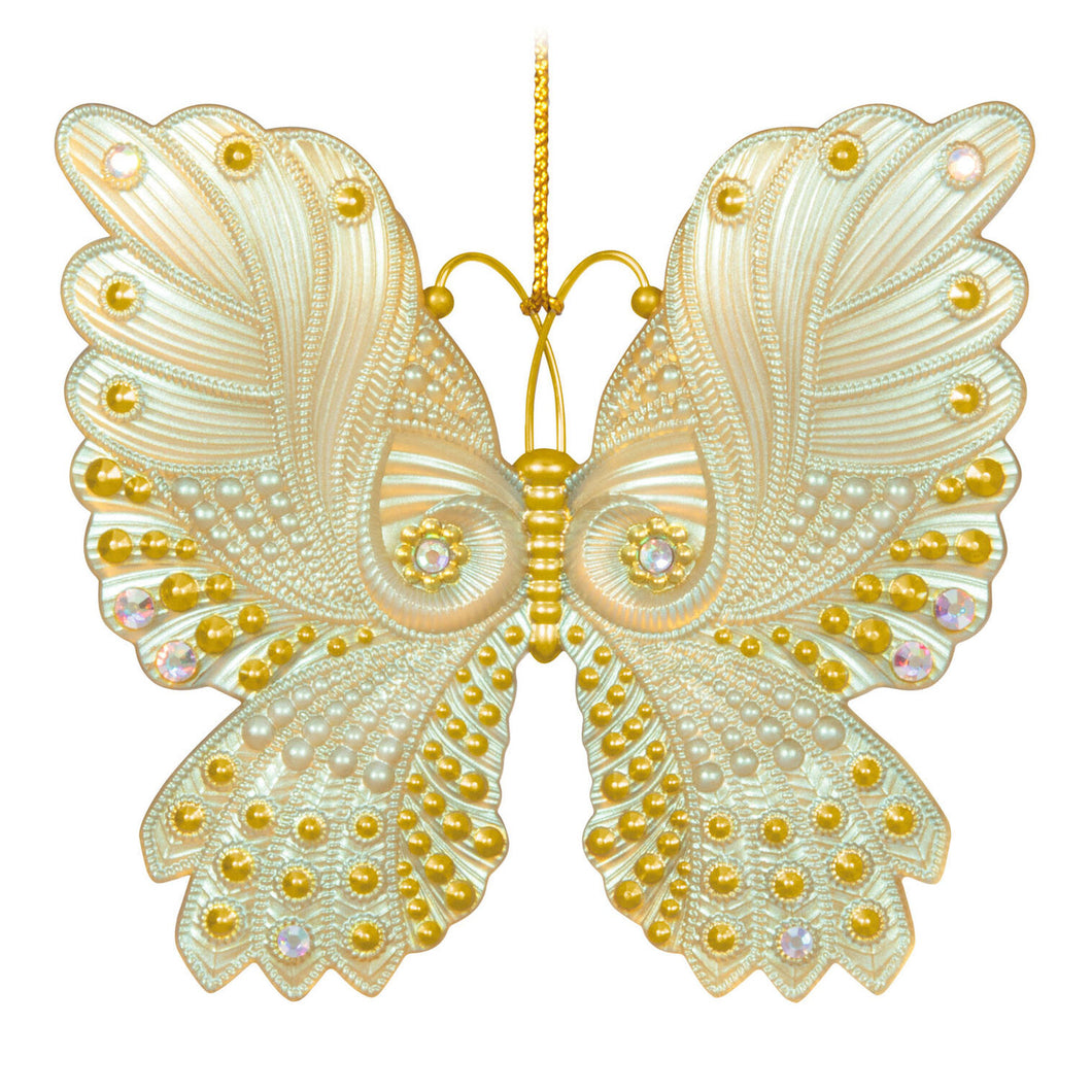 Hallmark Keepsake Gold Iridescent Butterfly Keepsake Ornament