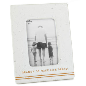 Hallmark Grandkids Make Life Grand Ceramic Picture Frame, 4x6