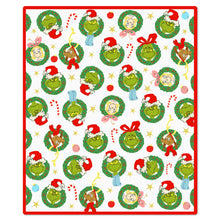Load image into Gallery viewer, Hallmark Dr. Seuss's How the Grinch Stole Christmas!™ Characters Throw Blanket, 50x60
