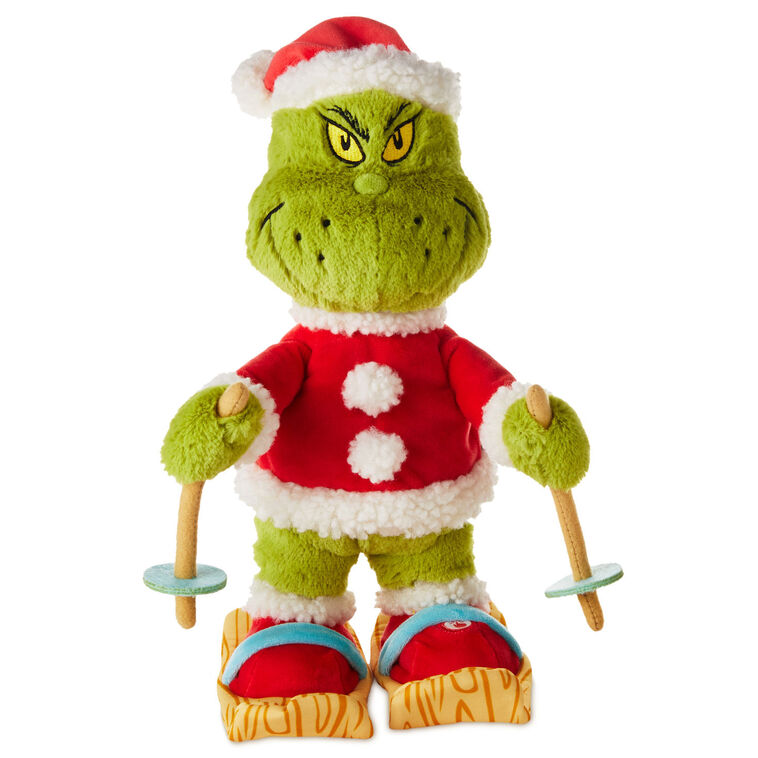 Hallmark Dr. Seuss's How the Grinch Stole Christmas!™ Skiing Grinch Musical Plush With Motion, 12