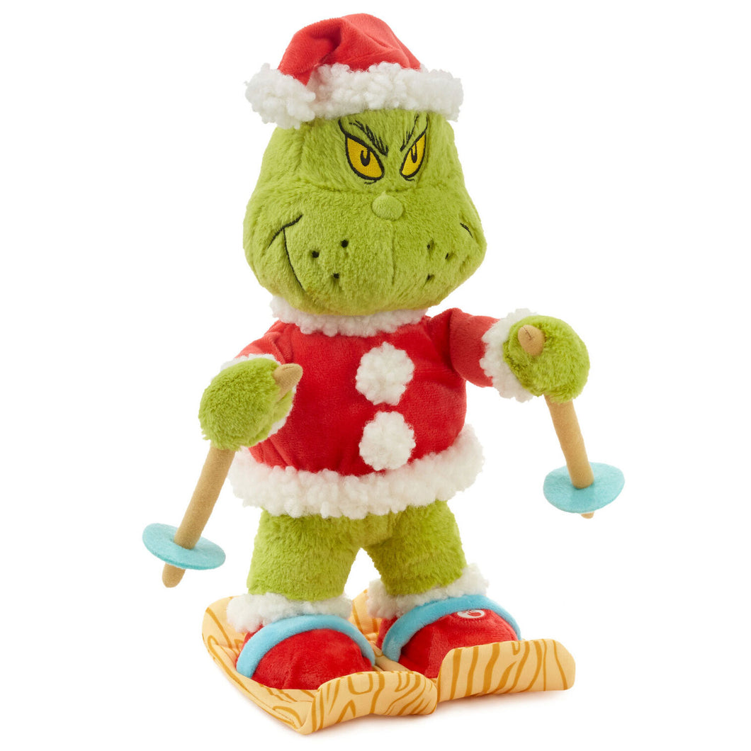 Hallmark Dr. Seuss's How the Grinch Stole Christmas!™ Skiing Grinch Musical Plush With Motion, 12